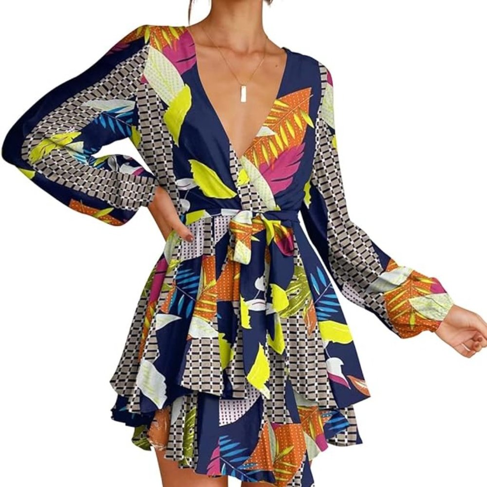 Miami Wrap Dress - long sleeve